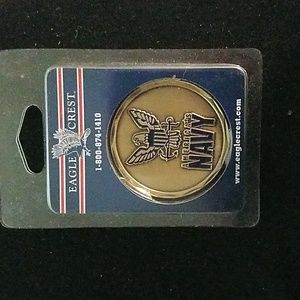 Eagle crest Navy coin